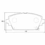 KBC Brake Pads (FRONT) for MG