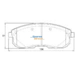 KBC Brake Pads (FRONT) for Nissan