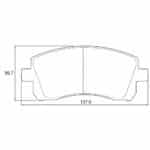 KBC Brake Pads (Front) for Subaru