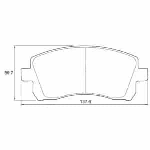 KBC Brake Pads (Front) for Subaru