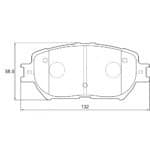 KBC Brake Pads (FRONT) for Toyota