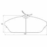 KBC Brake Pads (Front) for Tata Xenon