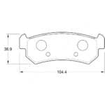 KBC Brake Pads (REAR) for BMW