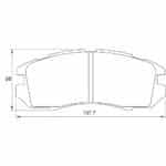 KBC Brake Pads (FRONT) for Subaru