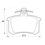 KBC Brake Pads (FRONT) for Audi