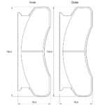 KBC Brake Pads (Front) for Ford F250