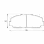 KBC Brake Pads (Front) for Daihatsu Rocky