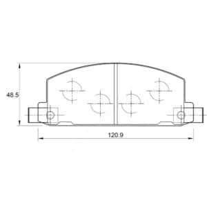 KBC Brake Pads (front) for Isuzu