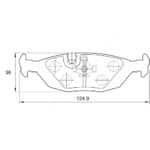 KBC Brake Pads (front) for BMW