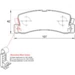 KBC Brake Pads (Rear) for Toyota Camry