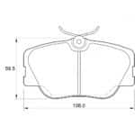 KBC Brake Pads (Front) for Mercedes Benz