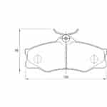 KBC Brake Pads (front) for Volkswagen