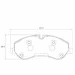KBC Brake Pads (Front) for Ford Tourneo, Transit