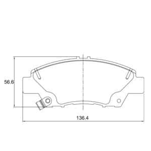 KBC Brake Pads (Front) For Honda