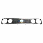 VW Golf 1 Grille with Silver Trim Double Light Hole