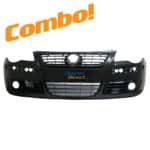 VW Polo 9n3 (Bujwa) Front Bumper 05-09 Combo (With fog holes)