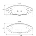 KBC Brake Pads (Front) for Chevrolet Spark