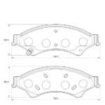 KBC Brake Pads (Front) for Ford Everest, Ranger, Mazda BT-50