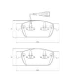 KBC Brake Pads (Front) for VW T5, T6, Kombi, Crew Cab, Panel Van