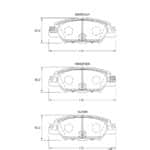 KBC Brake Pads (Rear) for Mazda MX5, CX5