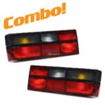 VW Golf 1 88+ Taillight Semi Smoke Set