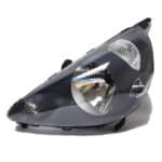 Honda Jazz Headlight Manual Black Left 04-06