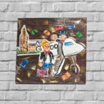 Billionaire Monopoly Inspired Art Piece - Image 5