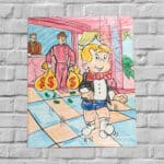 Richie Rich Inspired Art Piece - Image 5