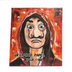 La Casa De Papel (Money Heist) Inspired Art Piece