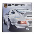 Automotive Art Board Porsche (Small Square)