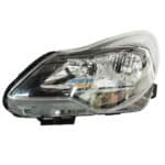 Opel Corsa Essentia Headlight Black W/Socket Left 11-15