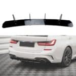 BMW G20 3 Series Max Style Add-On Rear Bumper Diffuser Gloss Black 19+