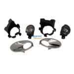 Nissan Qashqai 1 Fog Light Assembly With Chrome Covers Set 10-14 - Image 2
