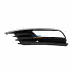 Audi A3 8V Sedan Fog Grille With Hole + Chrome Moulding Left 13-16