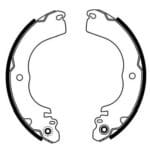 Nissan Tiida / Livina Rear Brake Shoe Set (202.2mmx31.5mm)