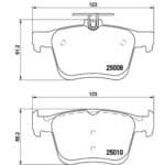 Stone Brake Pad Set Rear SP88680