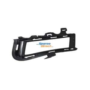 VW Golf 7 Front Bumper Grille Upper With Fog Hole + Chrome Left 13-17