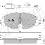 Stone Brake Pad Set Front SP88660