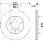 Stone Brake Disc Front 256x22/37 5 HOLE