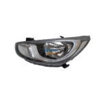 Hyundai Accent 2 Headlight Manual 5-Pin Left 11-14 - Image 2