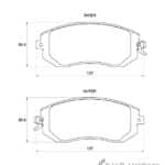 Deselera Brake Pads (Front) for Subaru