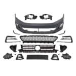 VW Caddy Upgrade Conversion Hybrid Front Bumper Complete (Golf 7.5 GTI Style) 15-21 - Image 2