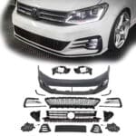 VW Caddy Upgrade Conversion Hybrid Front Bumper Complete (Golf 7.5 GTI Style) 15-21