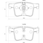 Stone Brake Pad Set Front SP87880