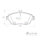 Stone Brake Pad Set Front SP84900