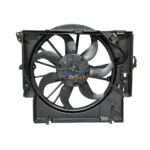 BMW E90/E92 3 Series 335i / E82 1 Series 135i Radiator+AC Fan Assembly 4-Pin 600W 05-11 - Image 2