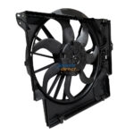 BMW E90/E92 3 Series 335i / E82 1 Series 135i Radiator+AC Fan Assembly 4-Pin 600W 05-11 - Image 3