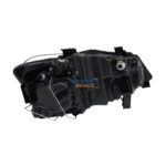 VW Polo 6 Hatchback / Sedan Single Beam Headlight With Motor Black Left 10-16 - Image 2
