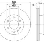 Stone Brake Disc Front - Vented BR17476