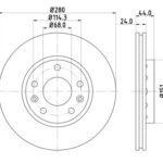 Stone Brake Disc Front BR14066